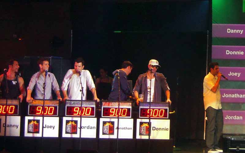 New Kids on the Block play The Challenge on Carnival Cruise Ship