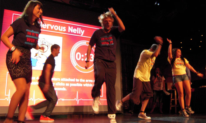 Nick Carter-Backstreet Boys compete in In It To Win It